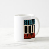 Mug Stright Outta San Antonio Texas TX USA (Devant droit)