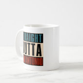 Mug Stright Outta San Antonio Texas TX USA (Devant gauche)
