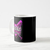 Mug Strike Out Breast Cancer Baseball Softball Drip Ho (Devant gauche)