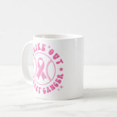 Mug Strike Out Breast Cancer Pink Ribbon Awareness (Devant gauche)