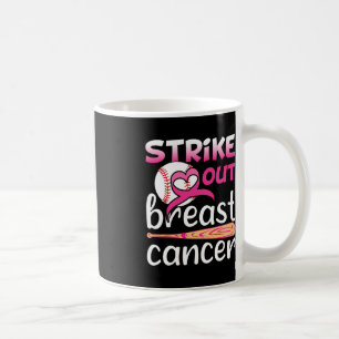 Mug Striout Breast Cancer Awareness Baseball Softba