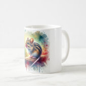 Mug Striped Back Mouse 060724AREF114 - Watercolor (Devant droit)
