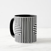 Mug - Striped Optical Illusion (Devant gauche)