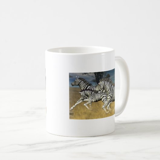 Mug Stripes de course - Zebra (Devant droit)