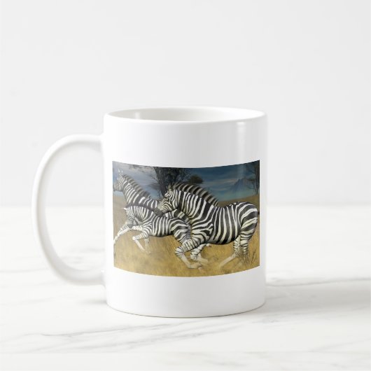 Mug Stripes de course - Zebra (Gauche)