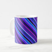 Mug stripes en bleu et purple (Devant gauche)