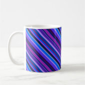 Mug stripes en bleu et purple (Gauche)