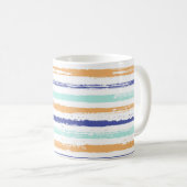 Mug Stripes geometric textile seamless vintage pattern (Devant droit)