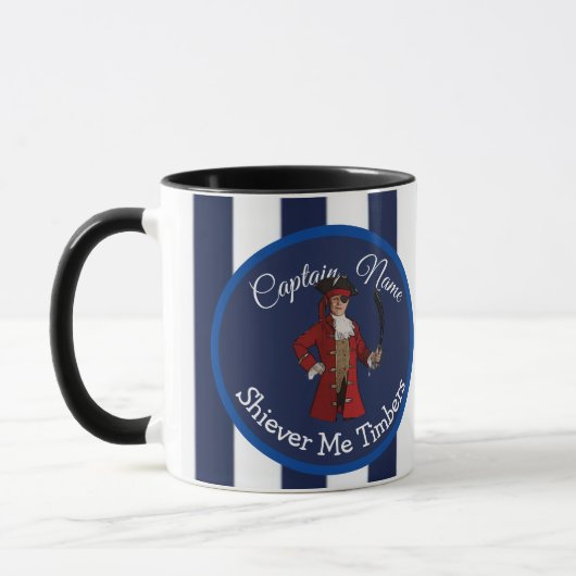 Mug Stripes Nautiques Boy Pirate (Gauche)