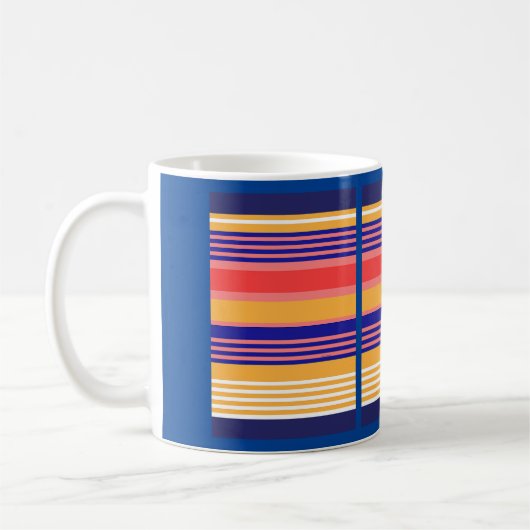 MUG STRIPES ROUGES JAUNES (Gauche)