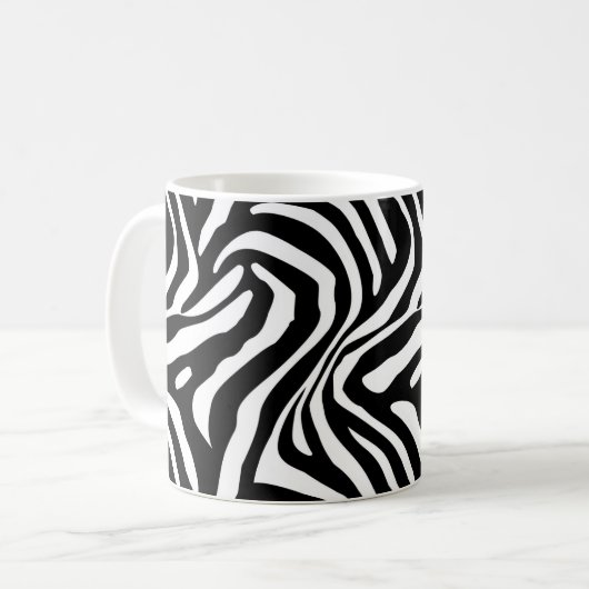 Mug Stripes Zèbre Classique (Devant gauche)