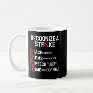 Mug Stroke Awareness Survivor Fast Strong Warrior 