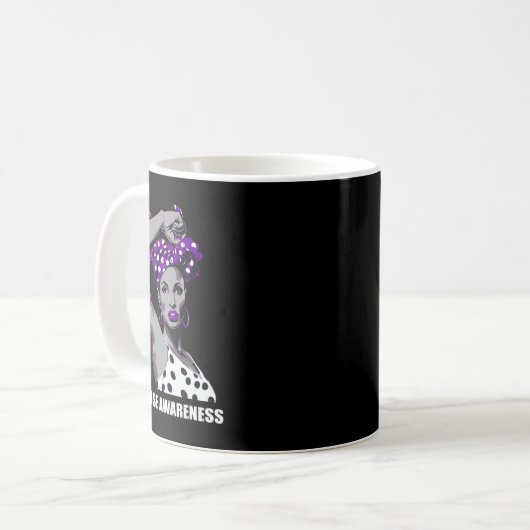 Mug Strong Afro Mom Overdose Awareness  (Devant gauche)