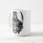 Mug Strong and brave pit bull (Devant gauche)