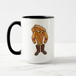 Mug Strong Pie Wearing Boots