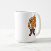 Mug Strong Pie Wearing Boots (Devant droit)