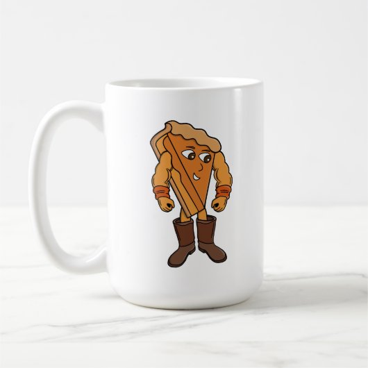 Mug Strong Pie Wearing Boots (Gauche)