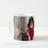 Mug Strong Smart Sovereign Boss Babe Red Power Suit (Devant gauche)