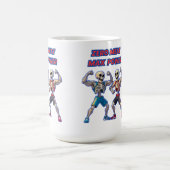 Mug Strong to the Bone – Funny Skeleton Muscle Design (Centre)