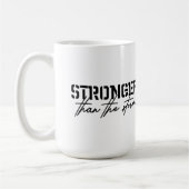 Mug Stronger than the storm, faith inspired  (Gauche)