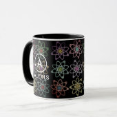 Mug Structure atomique du nom de monogramme Science (Devant gauche)