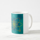 Mug Structure atomique linéaire (Devant droit)