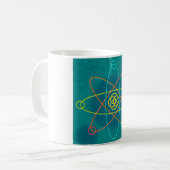 Mug Structure atomique linéaire (Devant gauche)