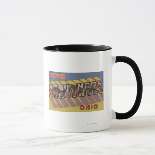 Mug Struthers, Ohio - Scènes de grandes lettres (Droite)