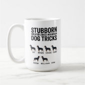Mug Stubborn Greater Swiss Mountain Dog Tricks, Funny  (Gauche)