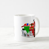 Mug Stuck Père Noël Unisex (Devant droit)