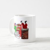 Mug Stuck Père Noël Unisex (Devant gauche)