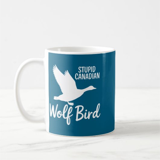 Mug Stud Canadian Wolf Bird Funny  (Gauche)