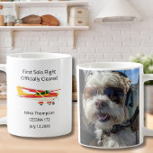 Mug Student Pilot First Solo Cessna Photo Personalized