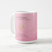 Mug Studio De Coiffure De Luxe | Parties scintillant r (Devant gauche)
