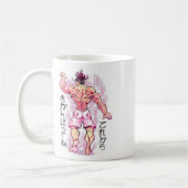 Mug Studio de fitness de formation de muscle d'anime c (Gauche)