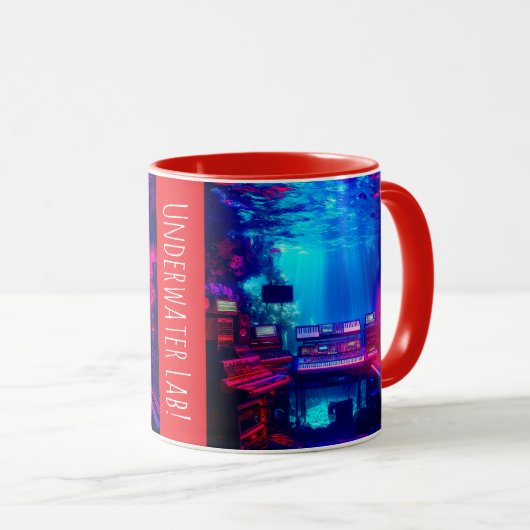 Mug Studio de musique sous-marine (Devant droit)