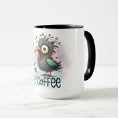 Mug Stuff le ver précoce, montre-moi le café (Devant droit)