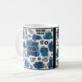 Mug Stuff Papa dit - Fête des pères Cadeau d'anniversa (Devant gauche)