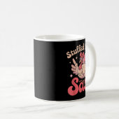 Mug Stuffed With S Turkey Cute Nk Coquette Thanksgivin (Devant droit)