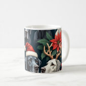 Mug Stunning Great Dane Christmas Coffee cup (Devant droit)