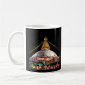 Mug Stupa Boudhanath, Katmandou la nuit - Népal (Gauche)