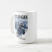 Mug Sturgis Funny Prairie Dog Biker Gang Humour de l'O (Devant gauche)