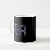 Mug Style Aba Acronyme Artwork Rbt Aba Therapist (Devant gauche)