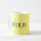 Mug Style acronyme B.O.R.E.D. (Devant gauche)