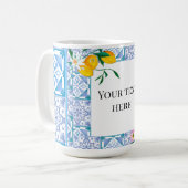 Mug Style Amalfi, citron, été (Devant gauche)