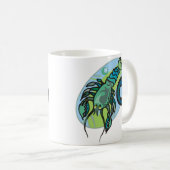 Mug Style années 1970 Cancer Crab avec symbole (Devant droit)