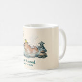 Mug Style Aquarelle Eau de Source Capybara (Devant droit)
