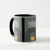 MUG STYLE ART DÉCO GRIS (Devant gauche)
