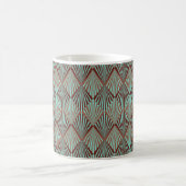 Mug Style Art déco texture motif transparente (Centre)