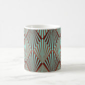 Mug Style Art Déco, texture transparente. (Centre)